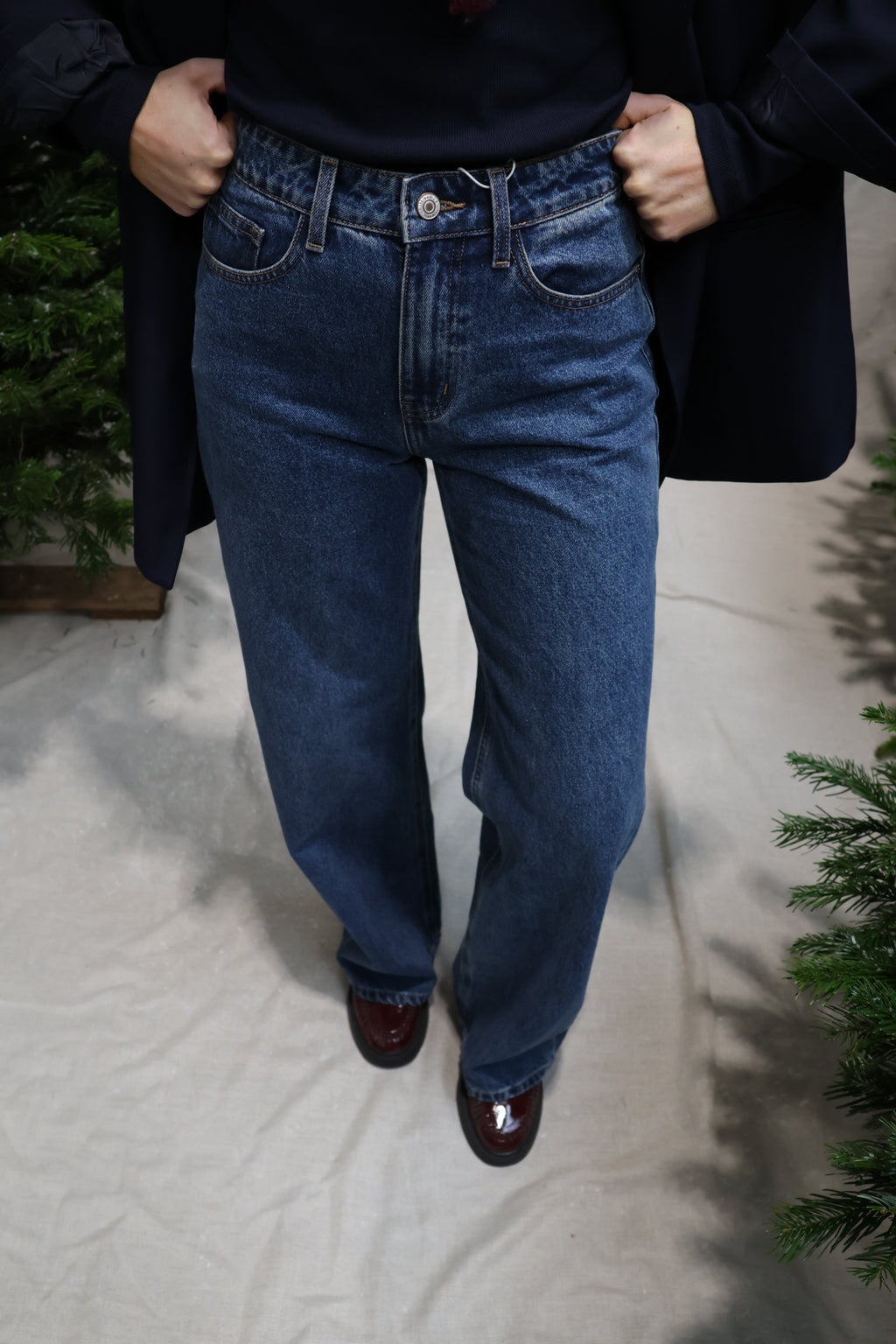 Bo blue wide leg jeans