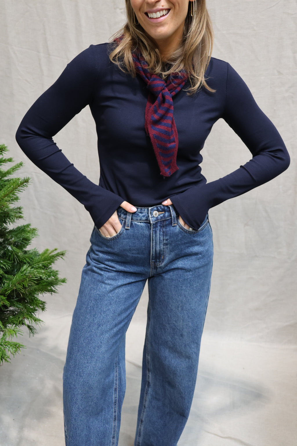 Blair longsleeve marine