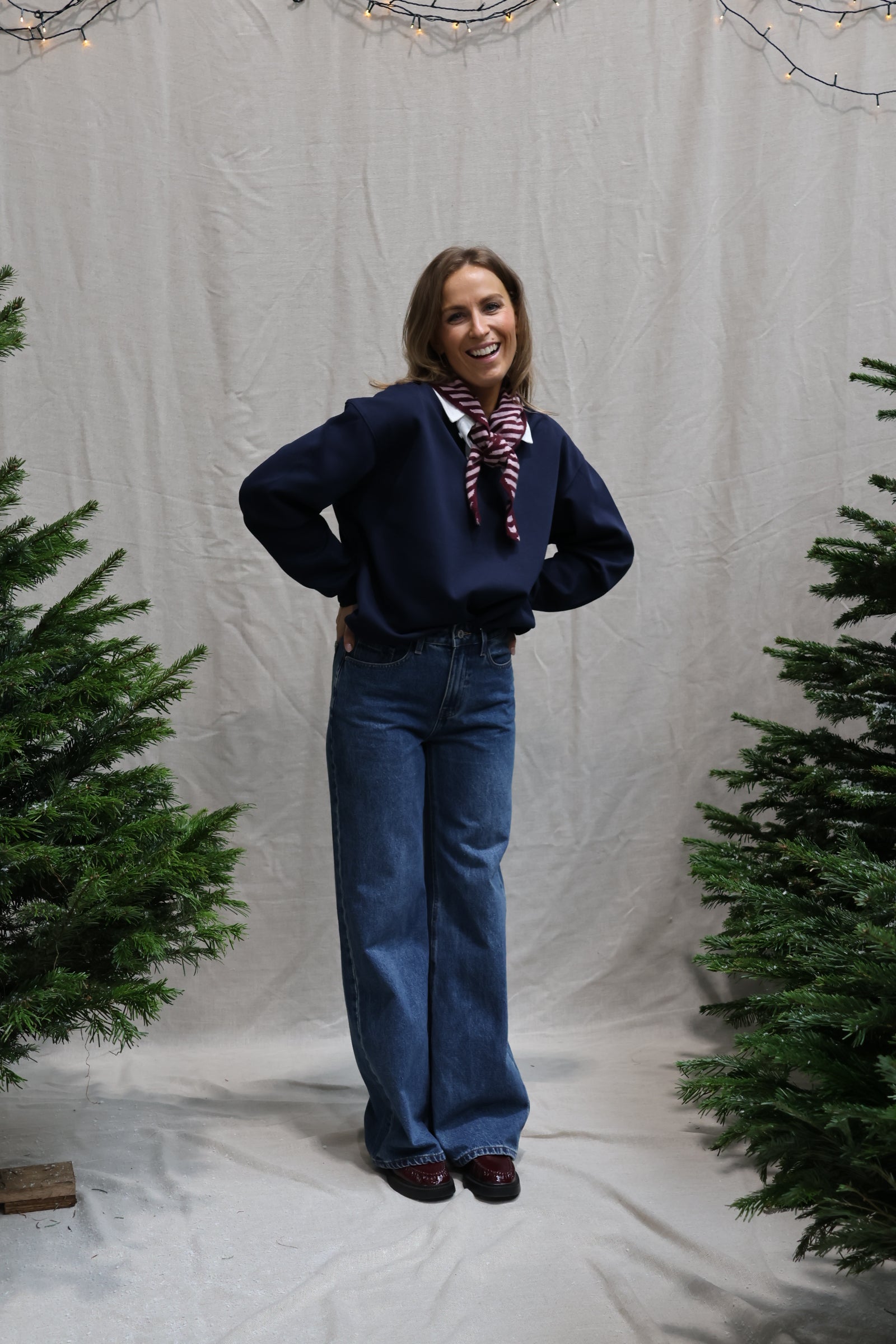 Bo blue wide leg jeans