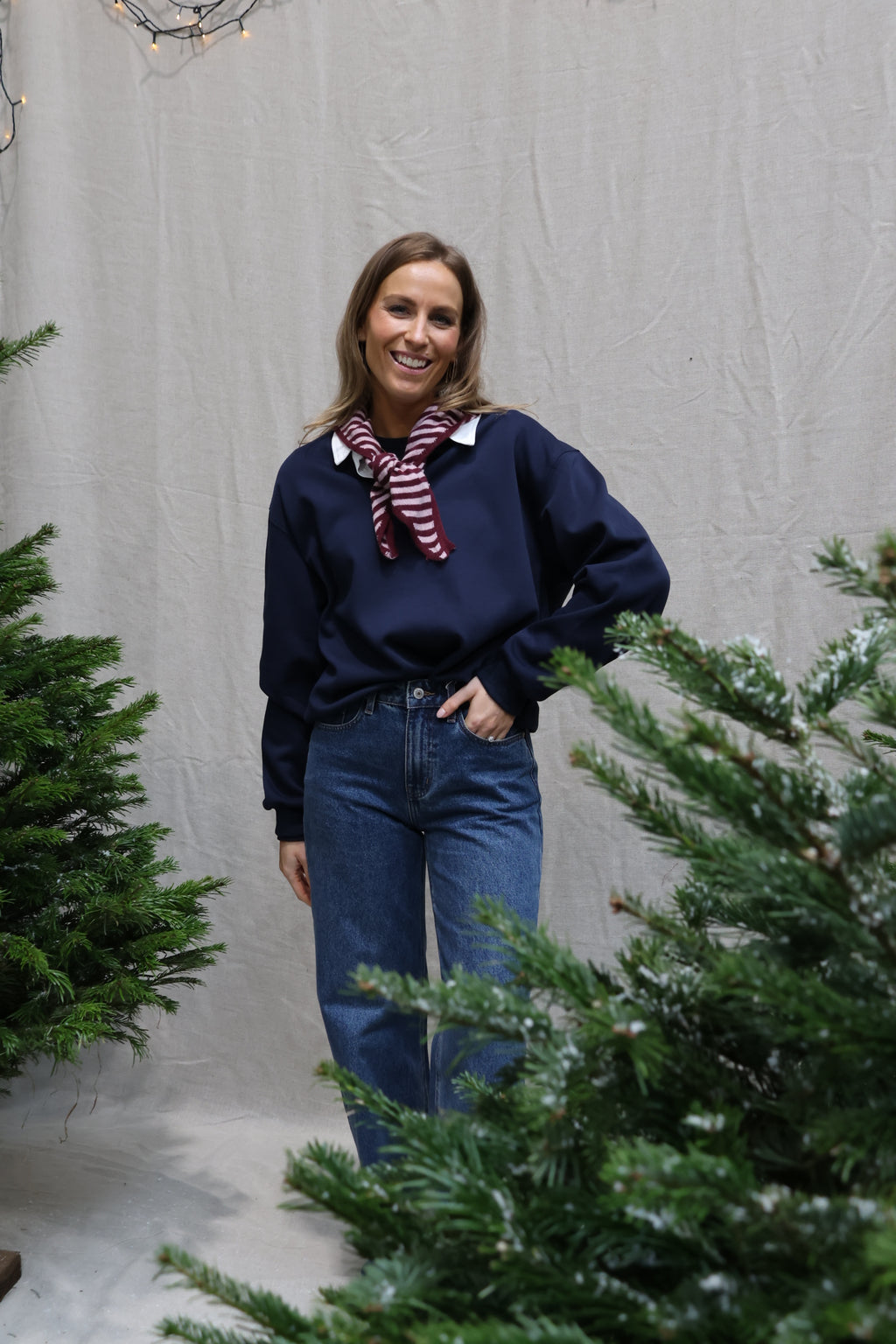 Vino polo knit marine