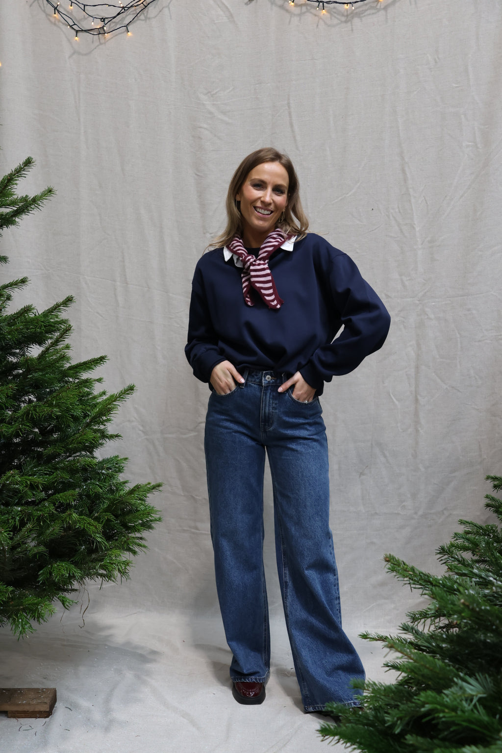 Vino polo knit marine