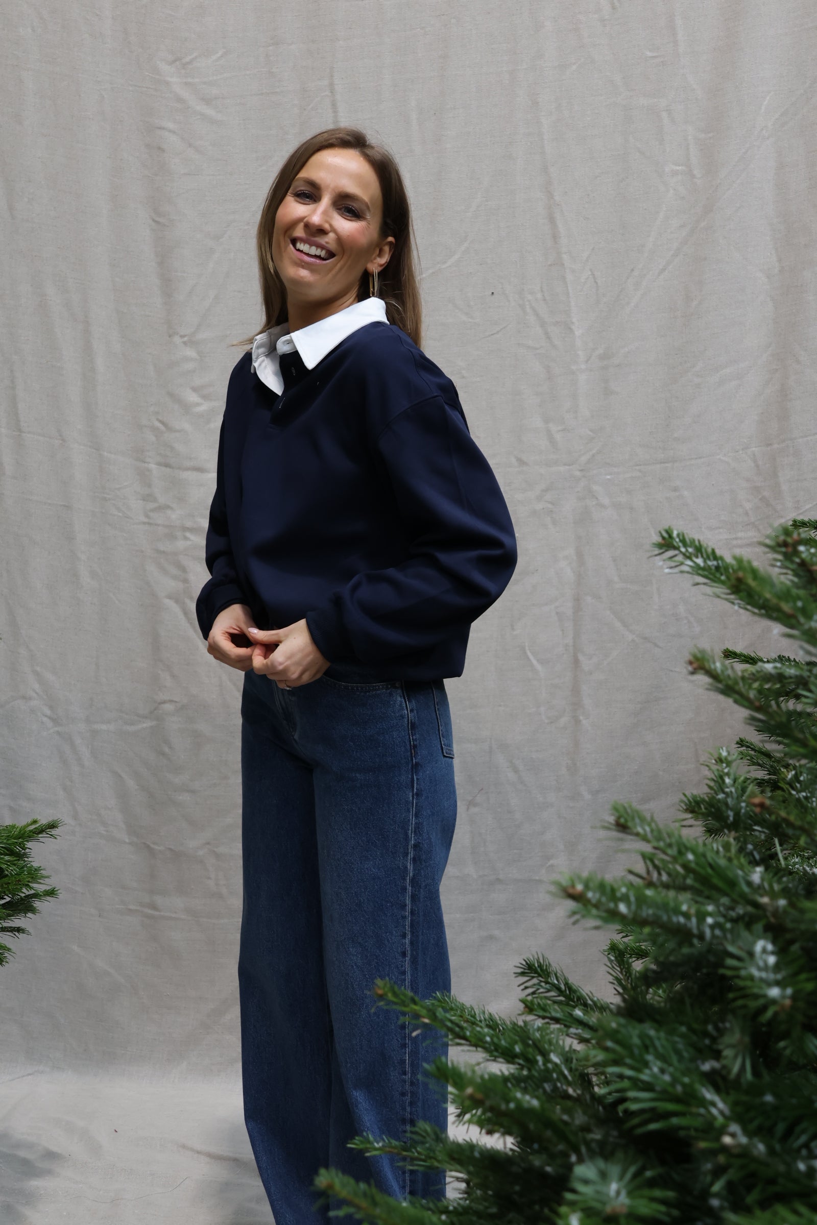 Vino polo knit marine