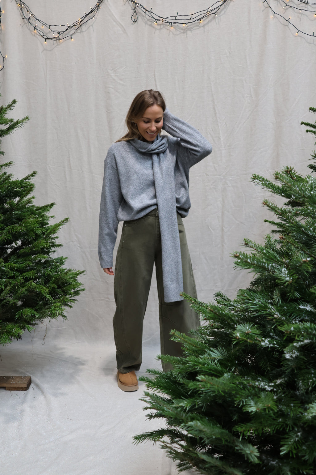 Rae balloon jeans kaki