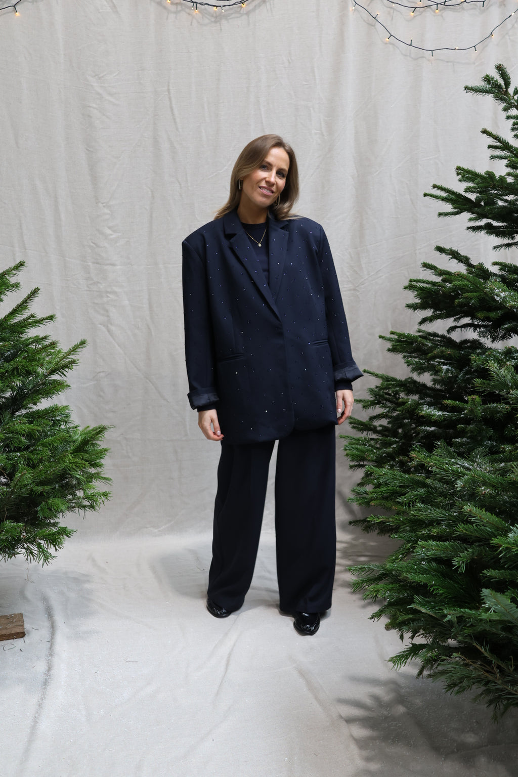 Eloise sparkling blazer marine