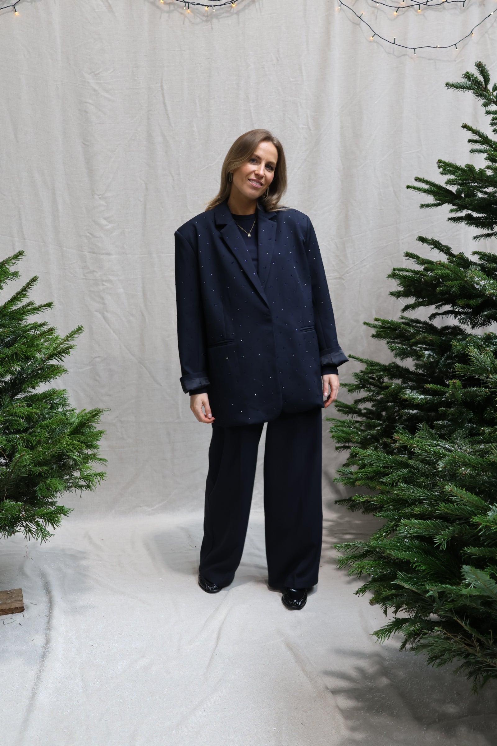 Eloise sparkling blazer marine