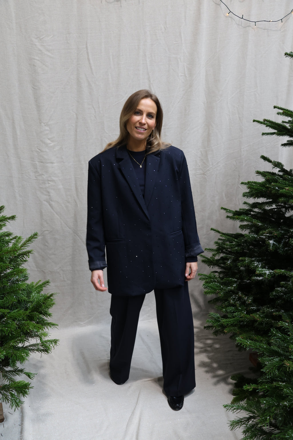 Eloise sparkling blazer marine