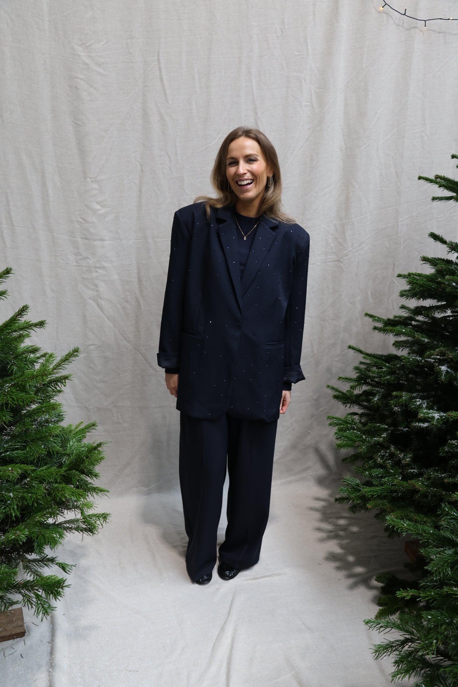 Eloise sparkling blazer marine