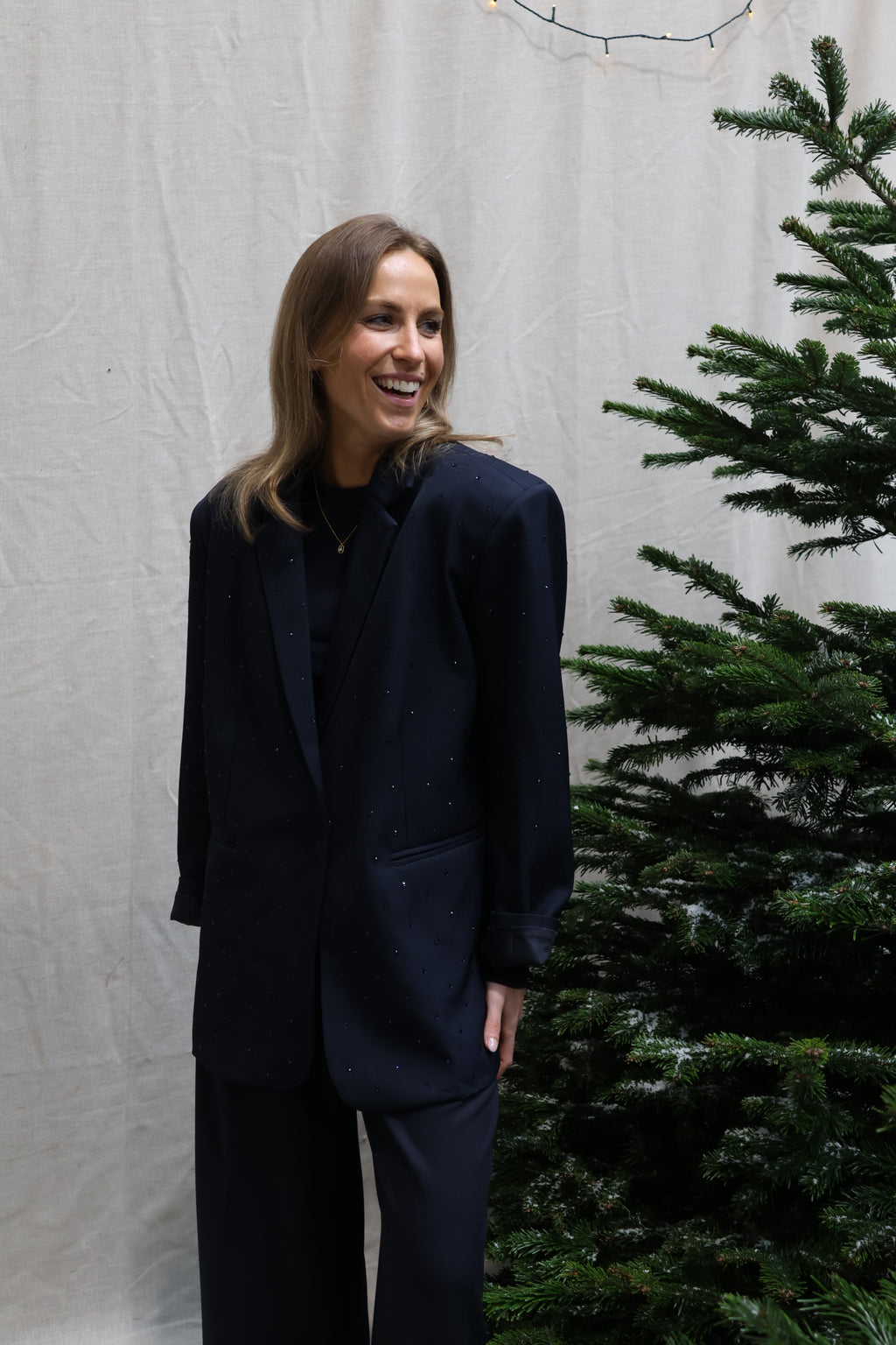 Eloise sparkling blazer marine