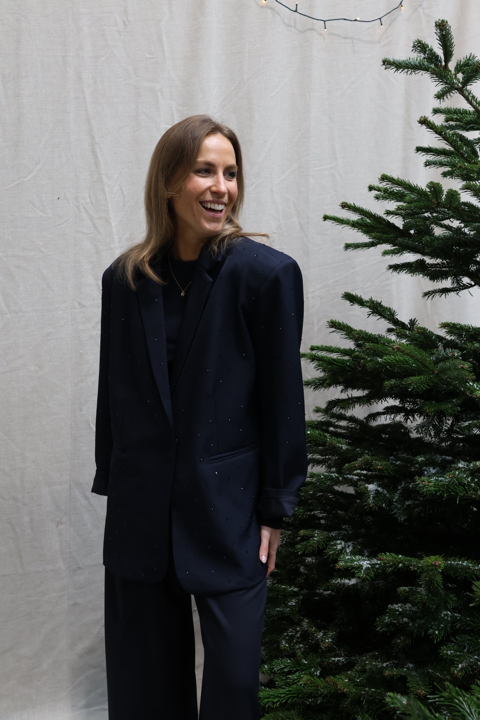 Eloise sparkling blazer marine