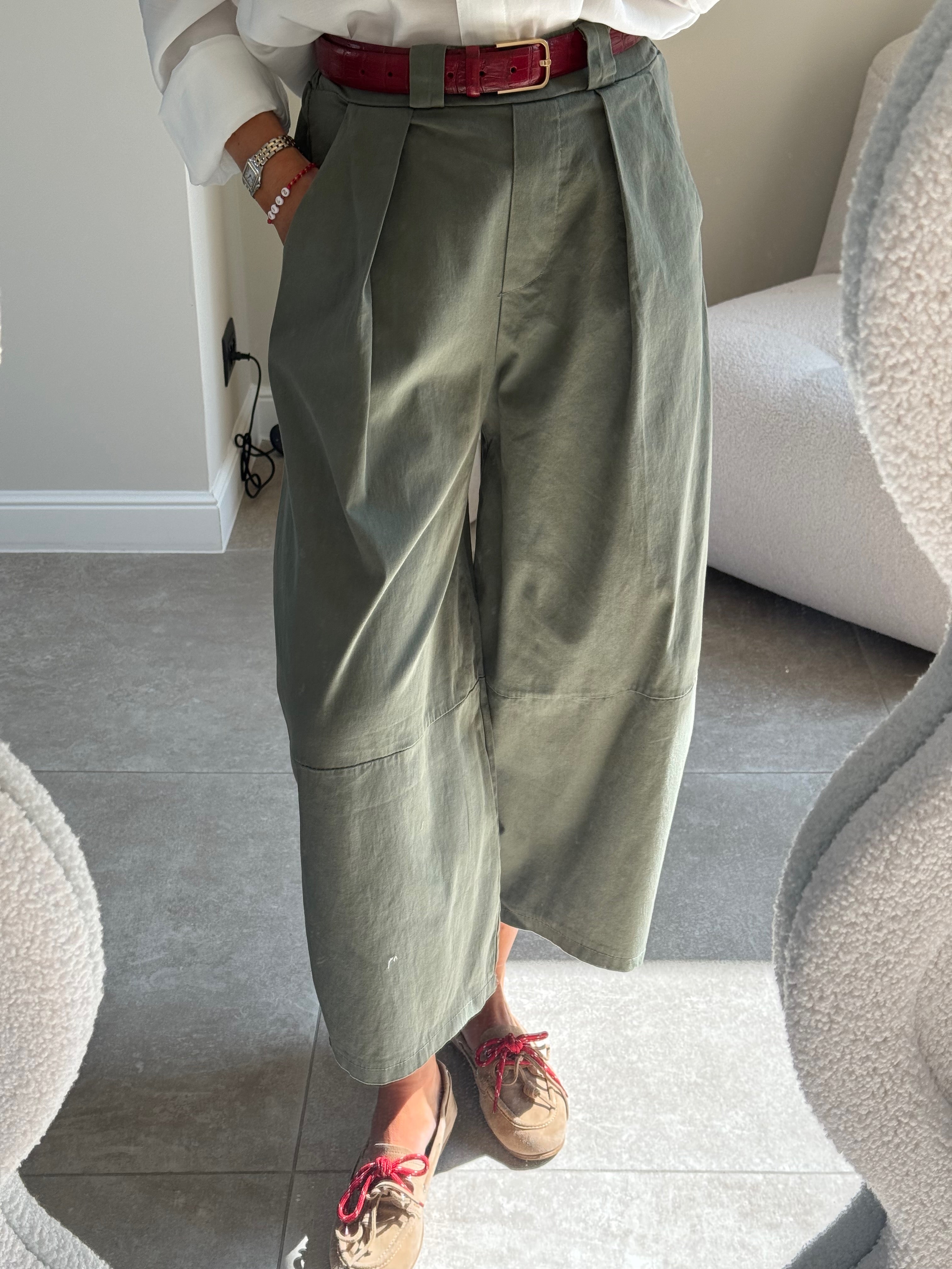 Liv balloon broek kaki