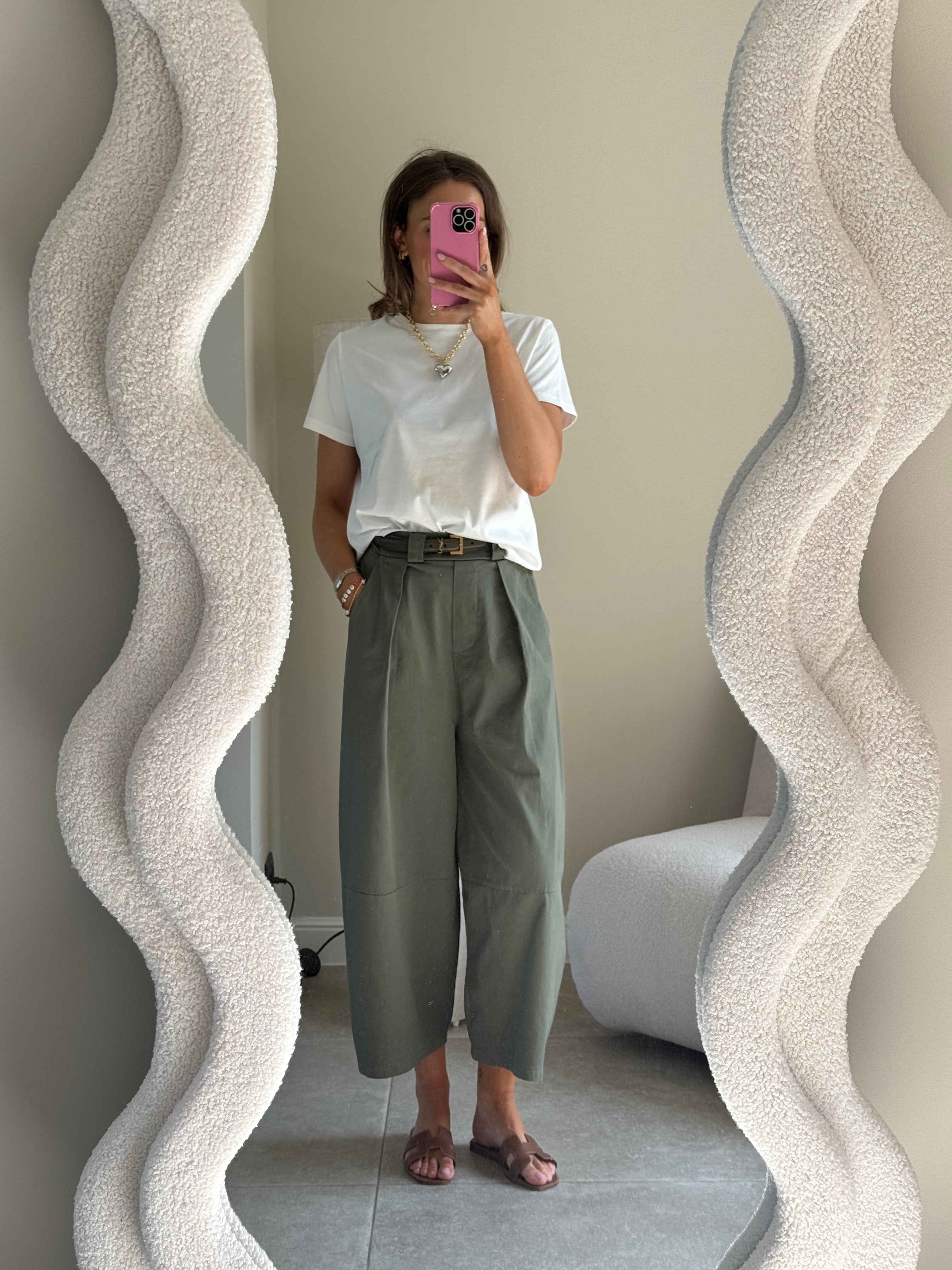 Liv balloon broek kaki