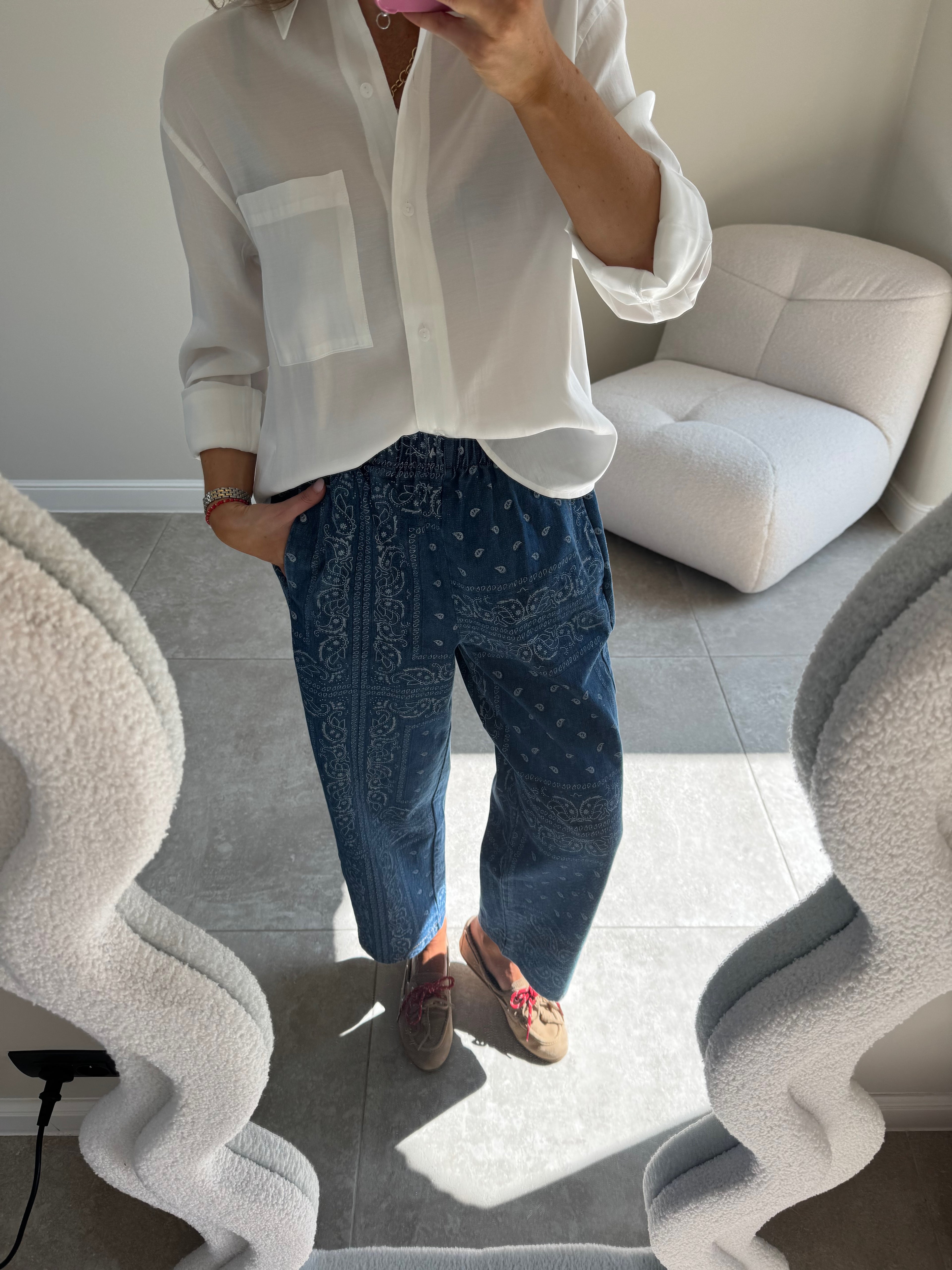 Paisley jeans