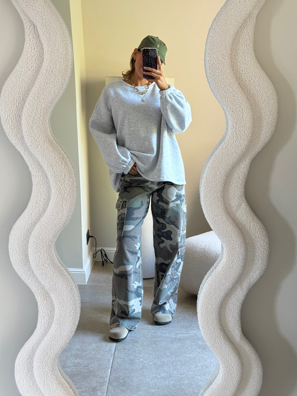 Amber sweater grijs