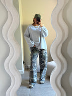 Amber sweater grijs