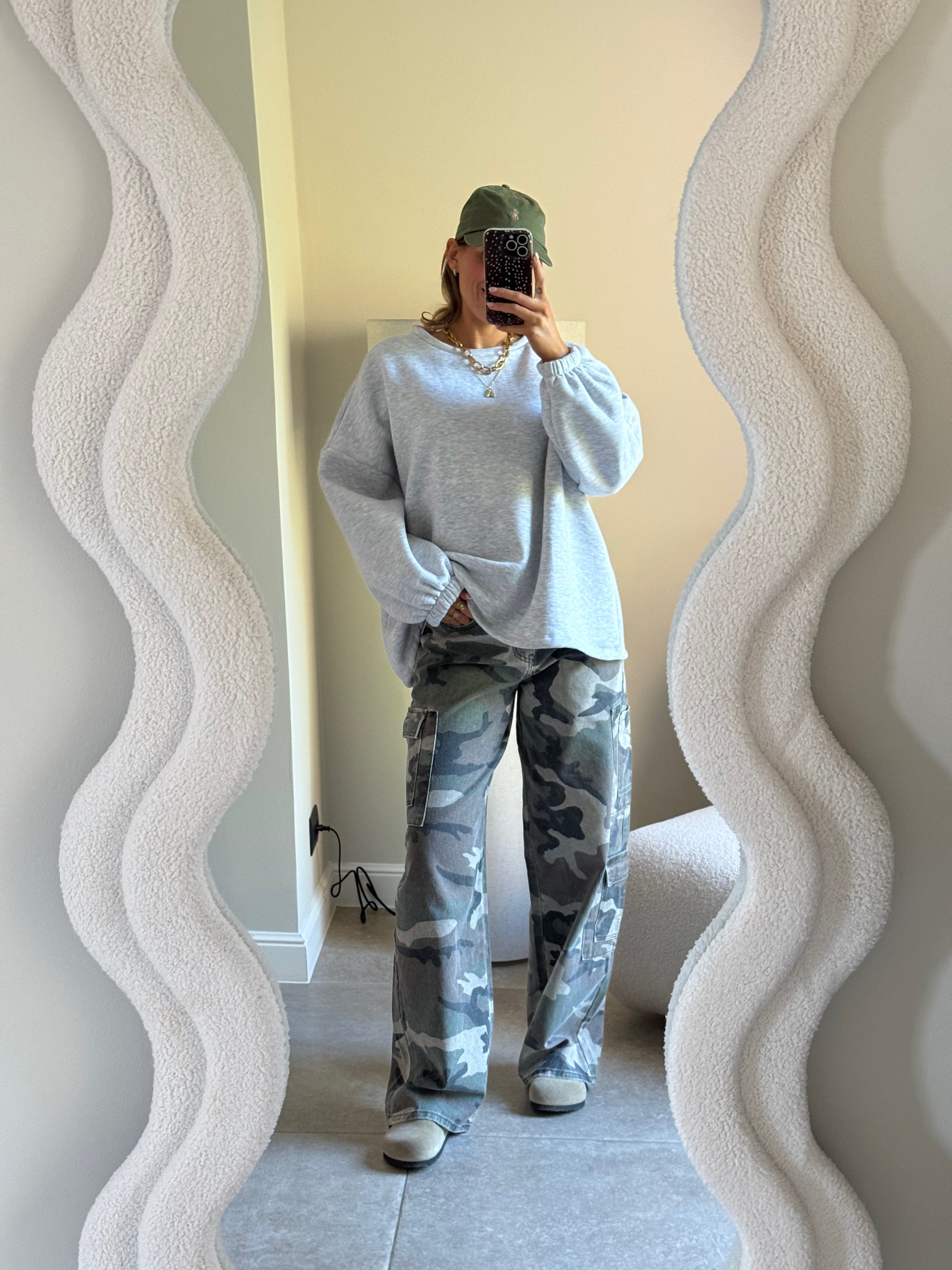 Amber sweater grijs