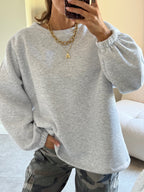 Amber sweater grijs