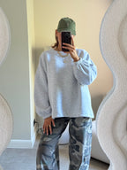 Amber sweater grijs