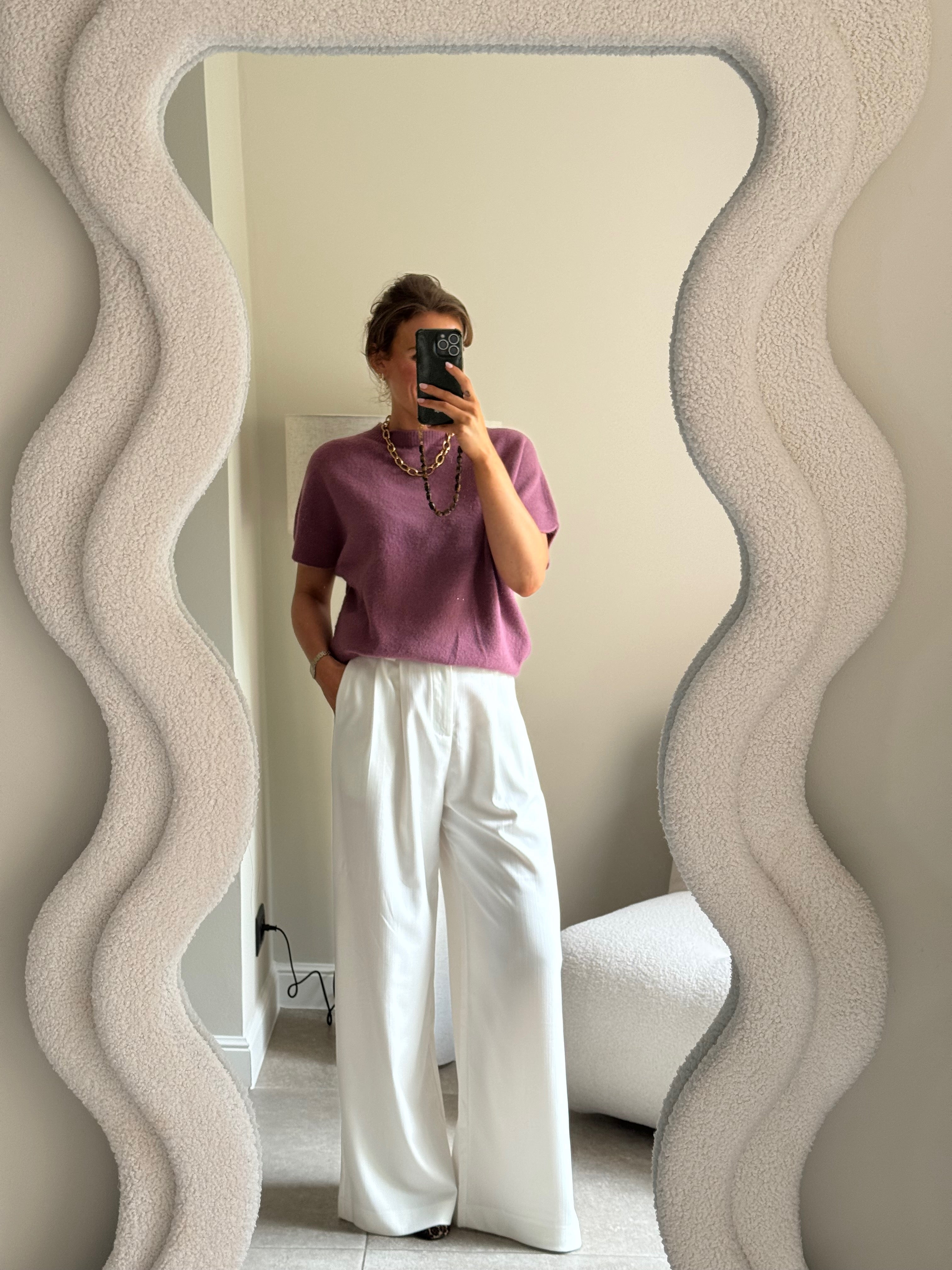 Lexie mouwloze knit oudroze