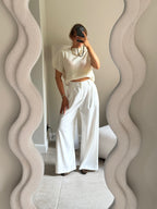 Lexie mouwloze knit ecru