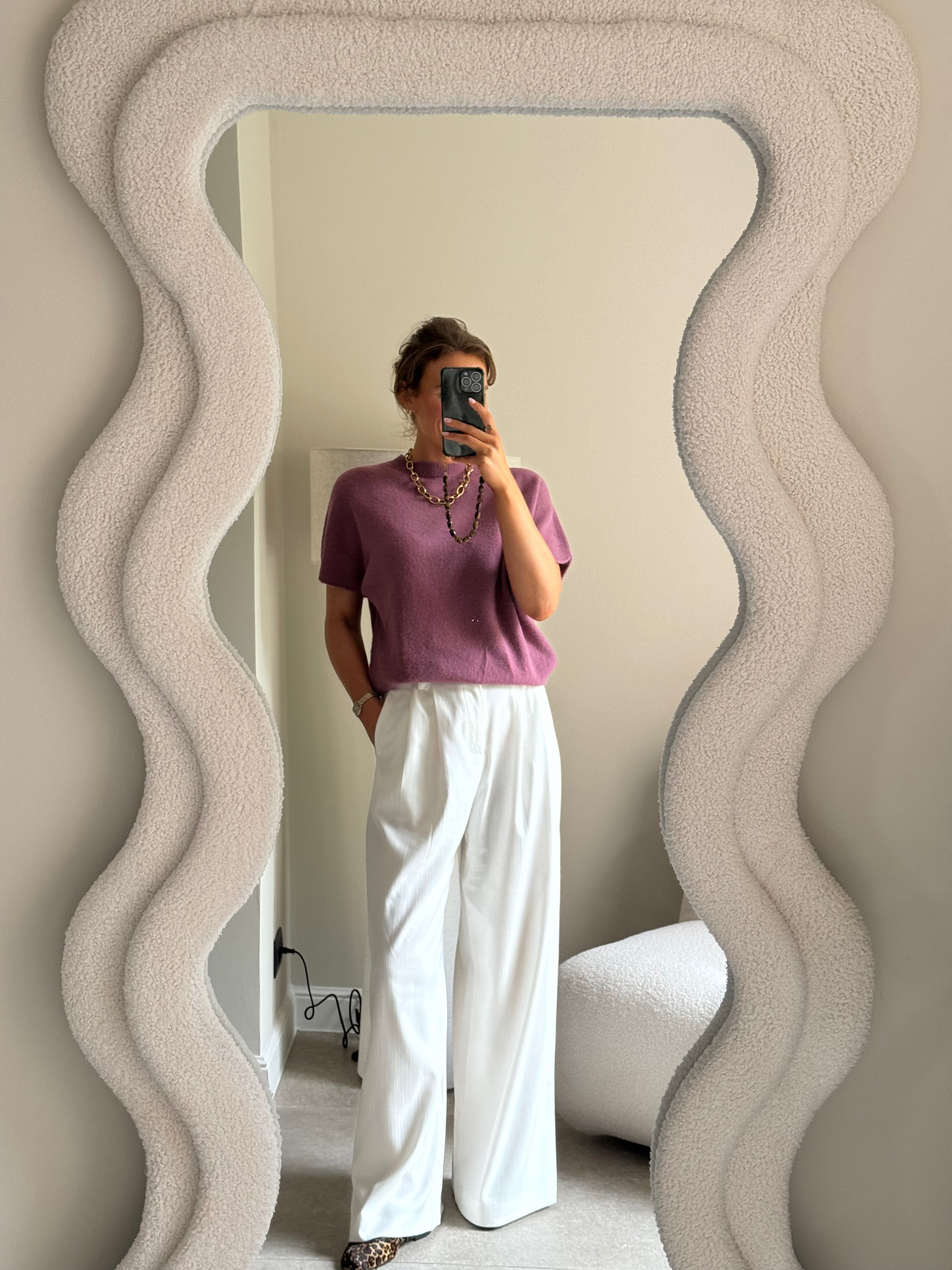Lexie mouwloze knit oudroze