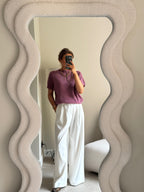 Lexie mouwloze knit oudroze