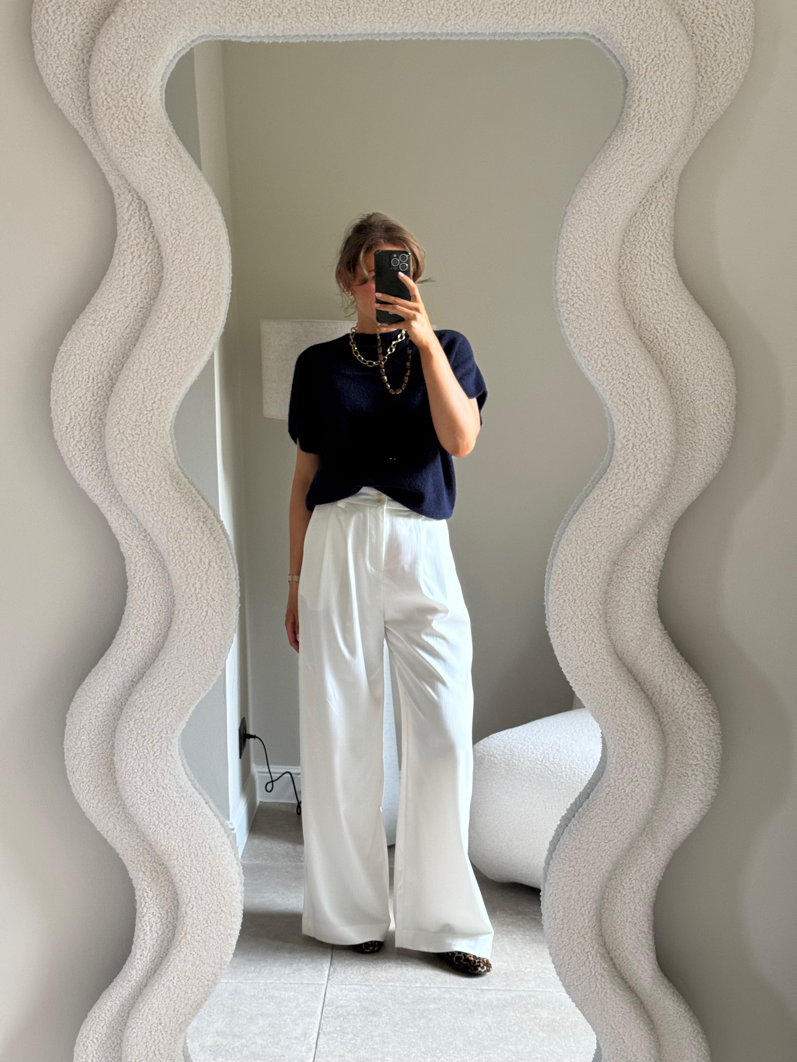 Lexie mouwloze knit marine