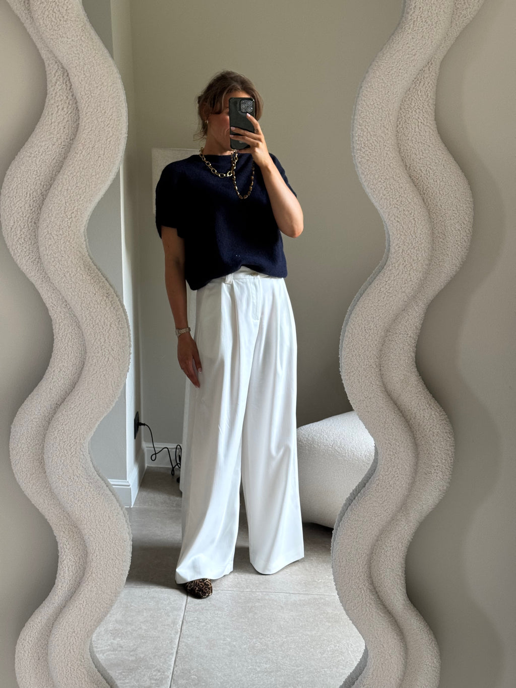 Lexie mouwloze knit marine
