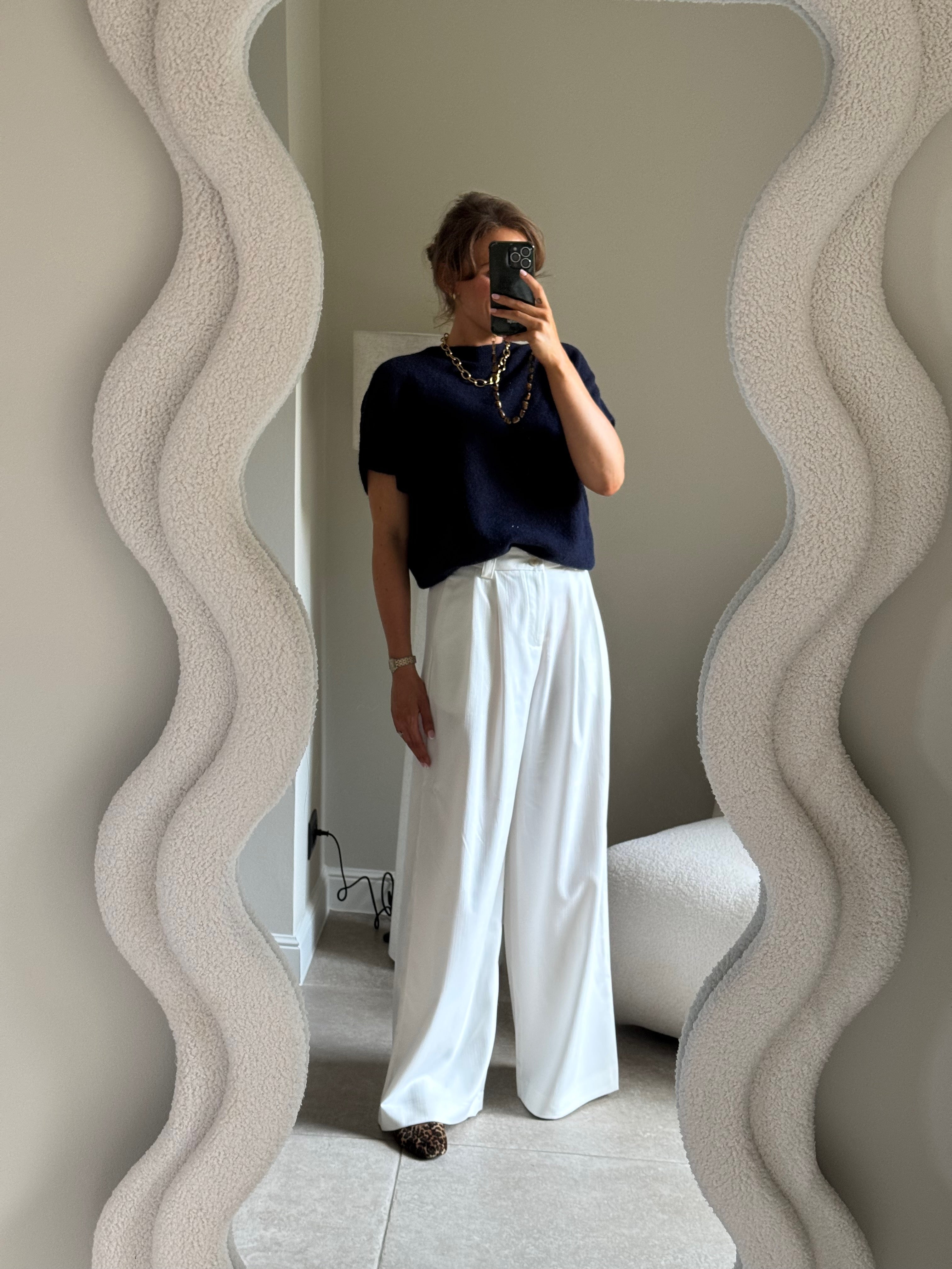 Lexie mouwloze knit marine
