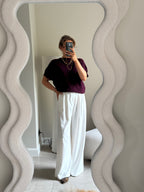 Lexie mouwloze knit bordeaux
