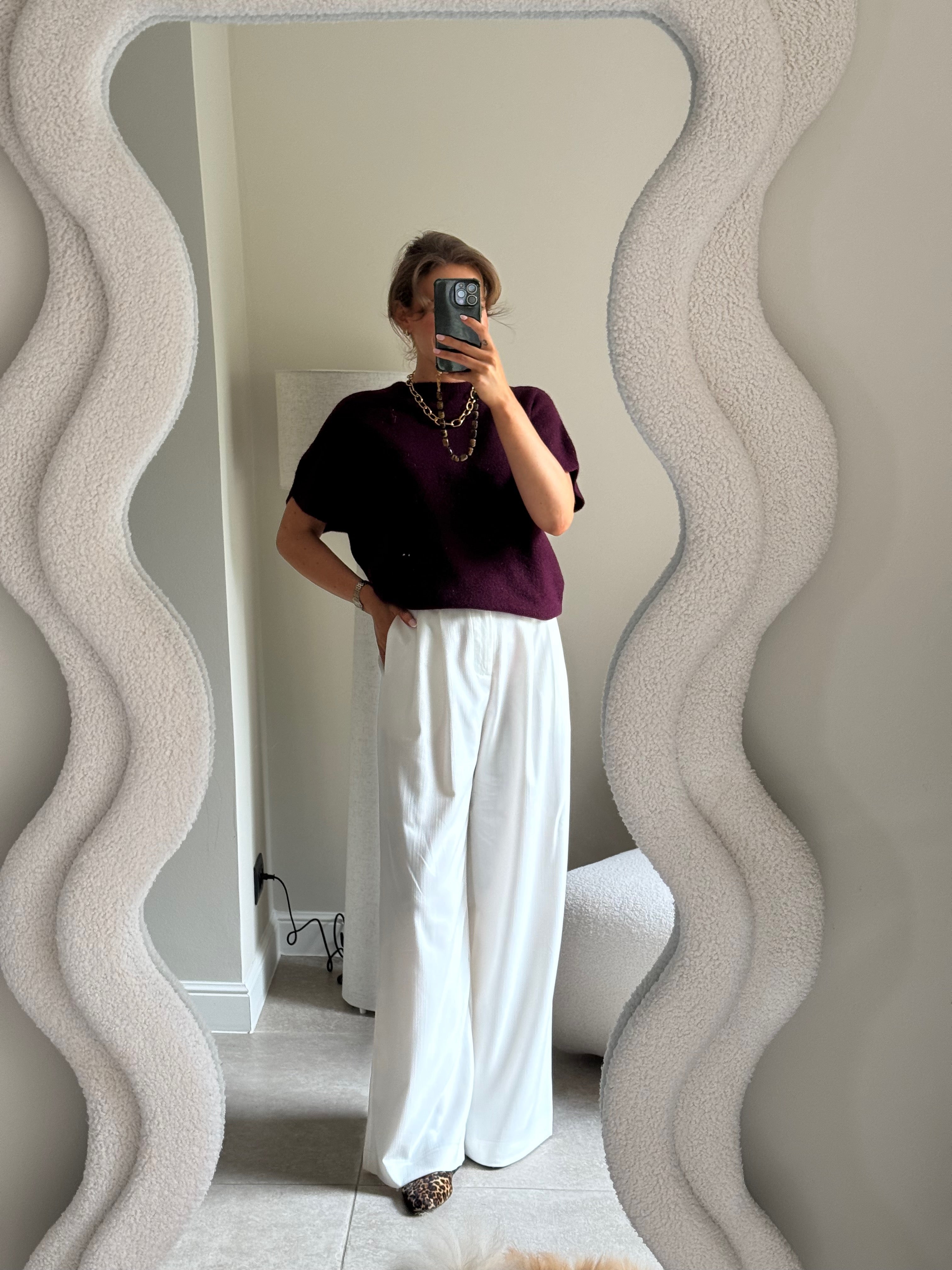 Lexie mouwloze knit bordeaux