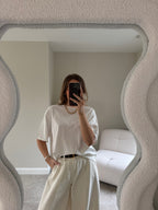 Boxy T-shirt wit