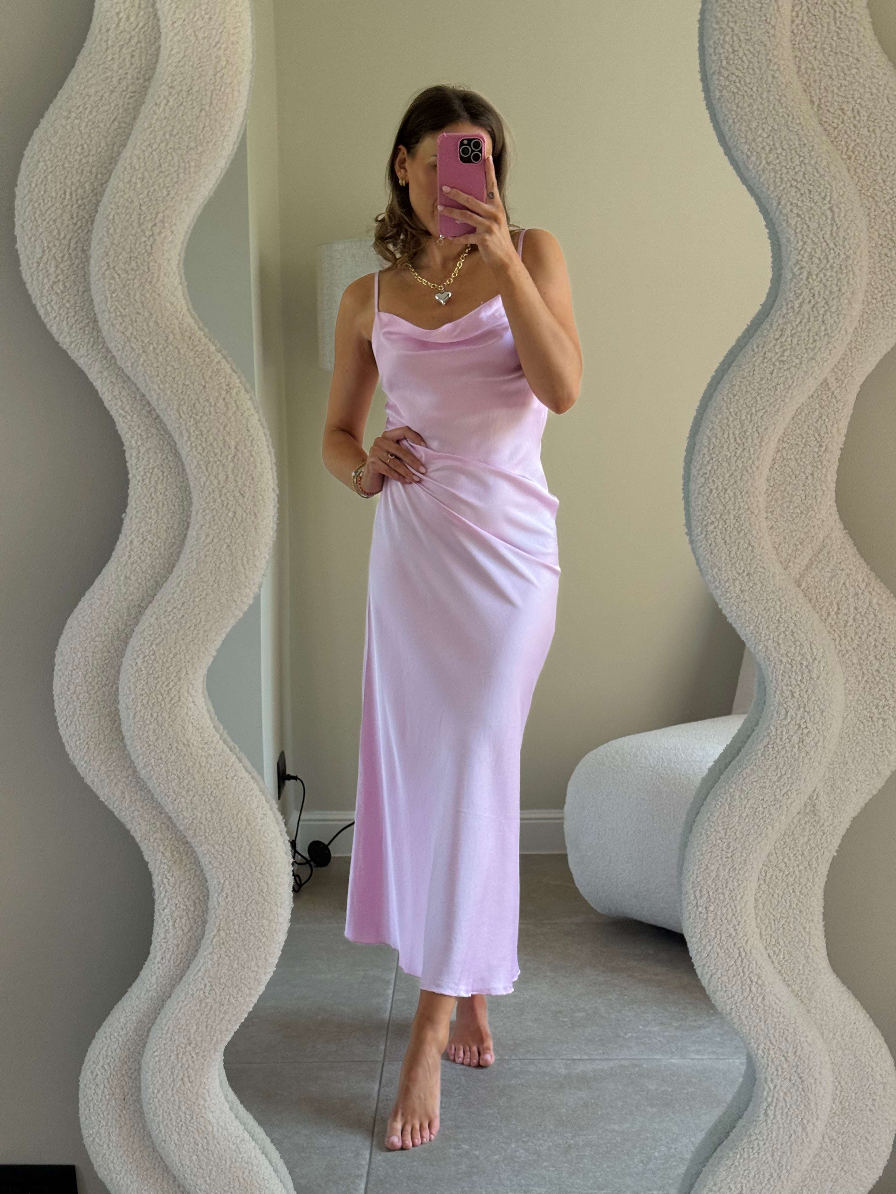 Victoria jurk roze