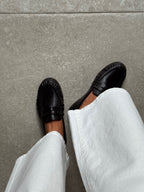 Yuna loafers donkerbruin