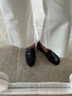 Yuna loafers zwart