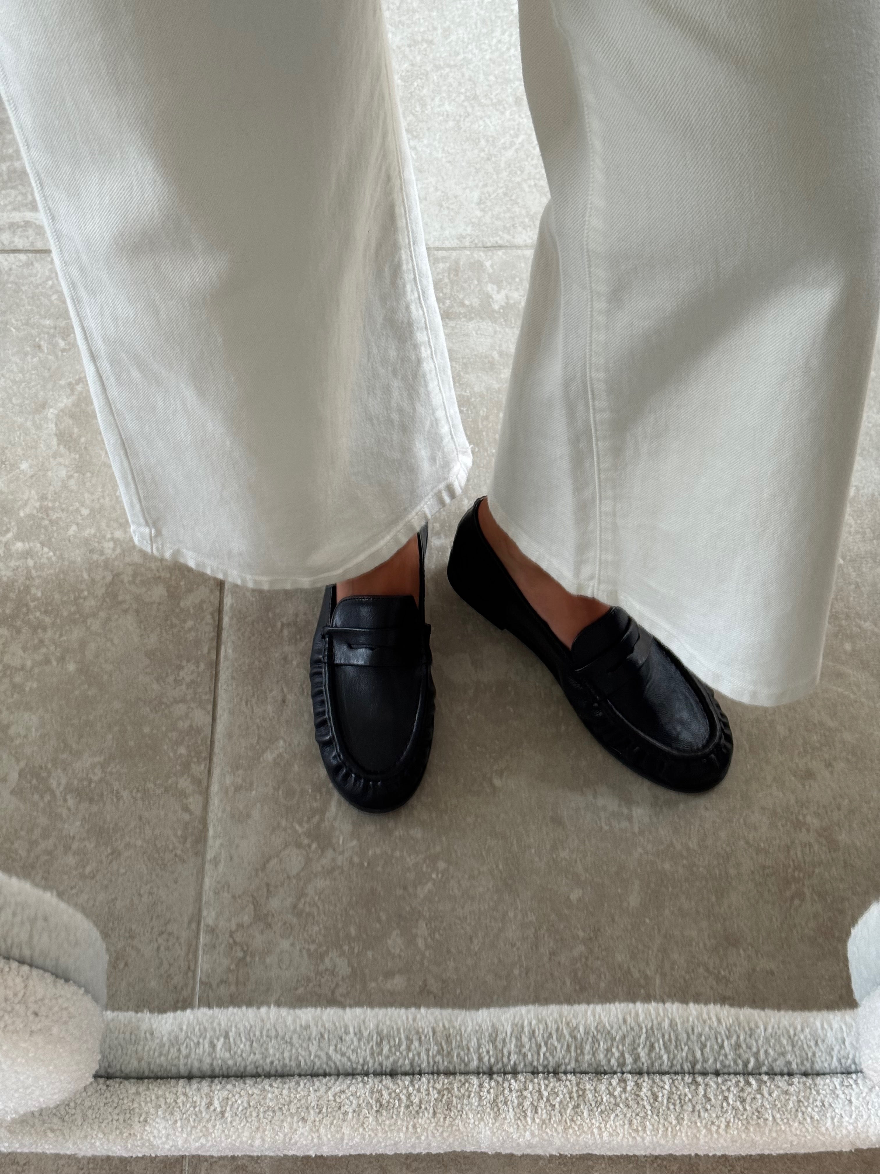 Yuna loafers zwart