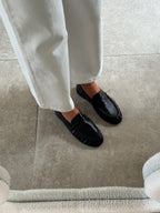 Yuna loafers zwart