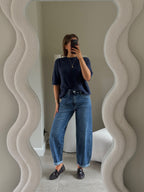 Ophélie balloon jeans dark denim