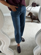Ophélie balloon jeans dark denim