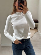 Suzie pulletje met detail wit