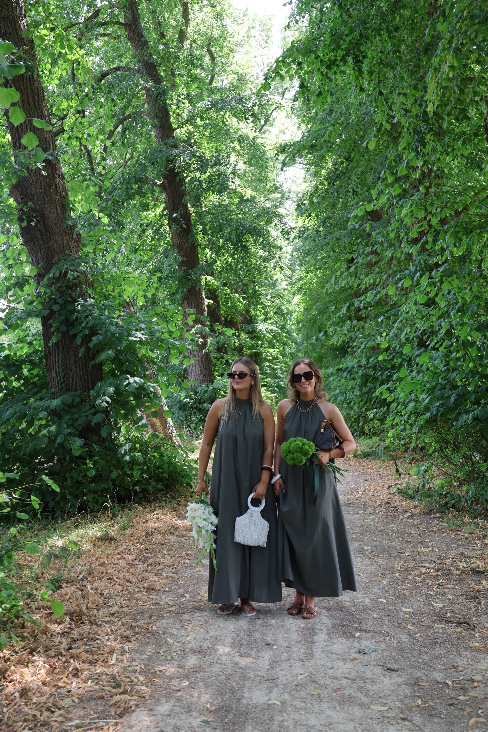 Helena maxi halterjurk kaki