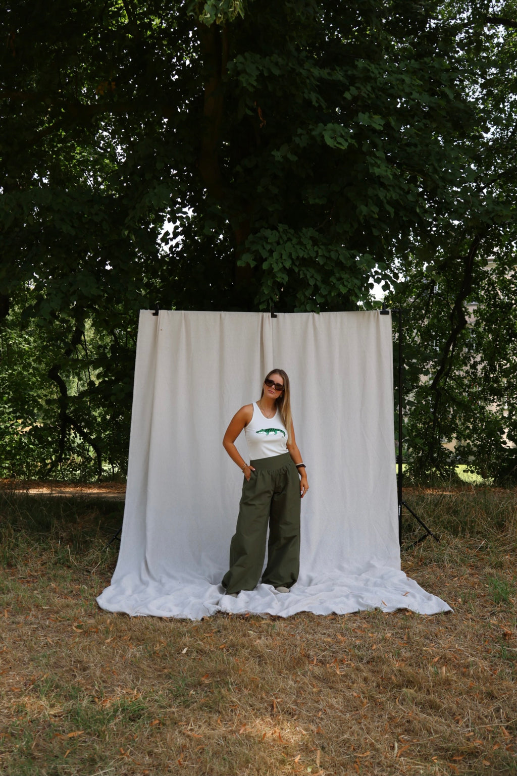 Dona parachute pantalon