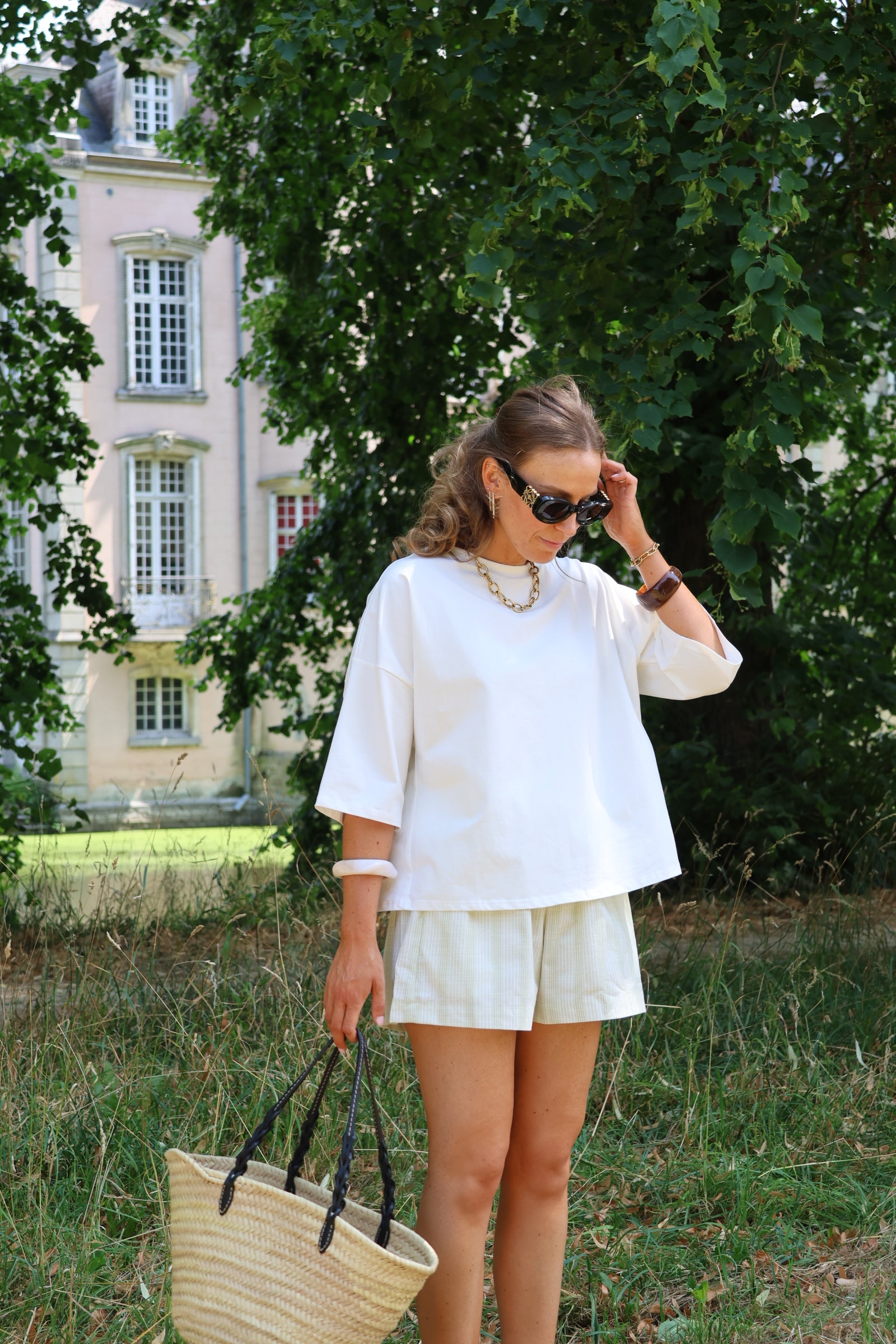 Renée gestreepte short