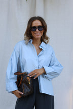 Pip hemdje met detail blauw