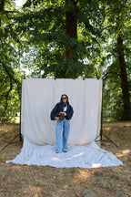 Veerle cropped jasje marine