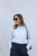 Aster longsleeve grijs