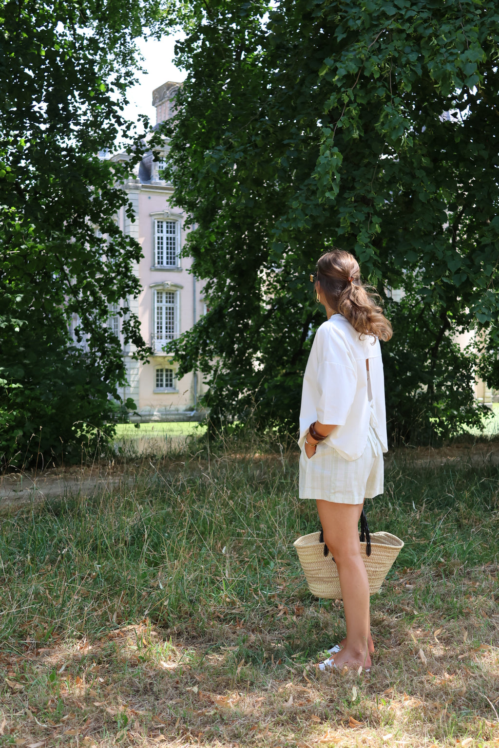 Renée gestreepte short