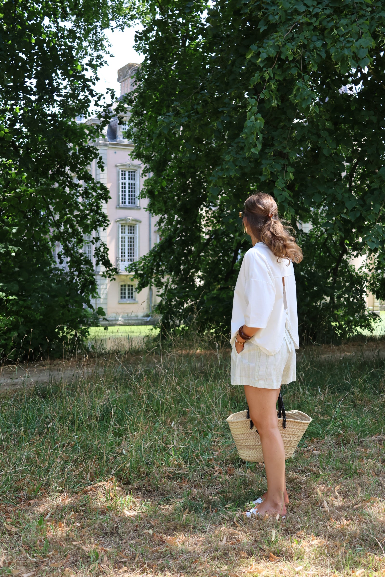 Renée gestreepte short