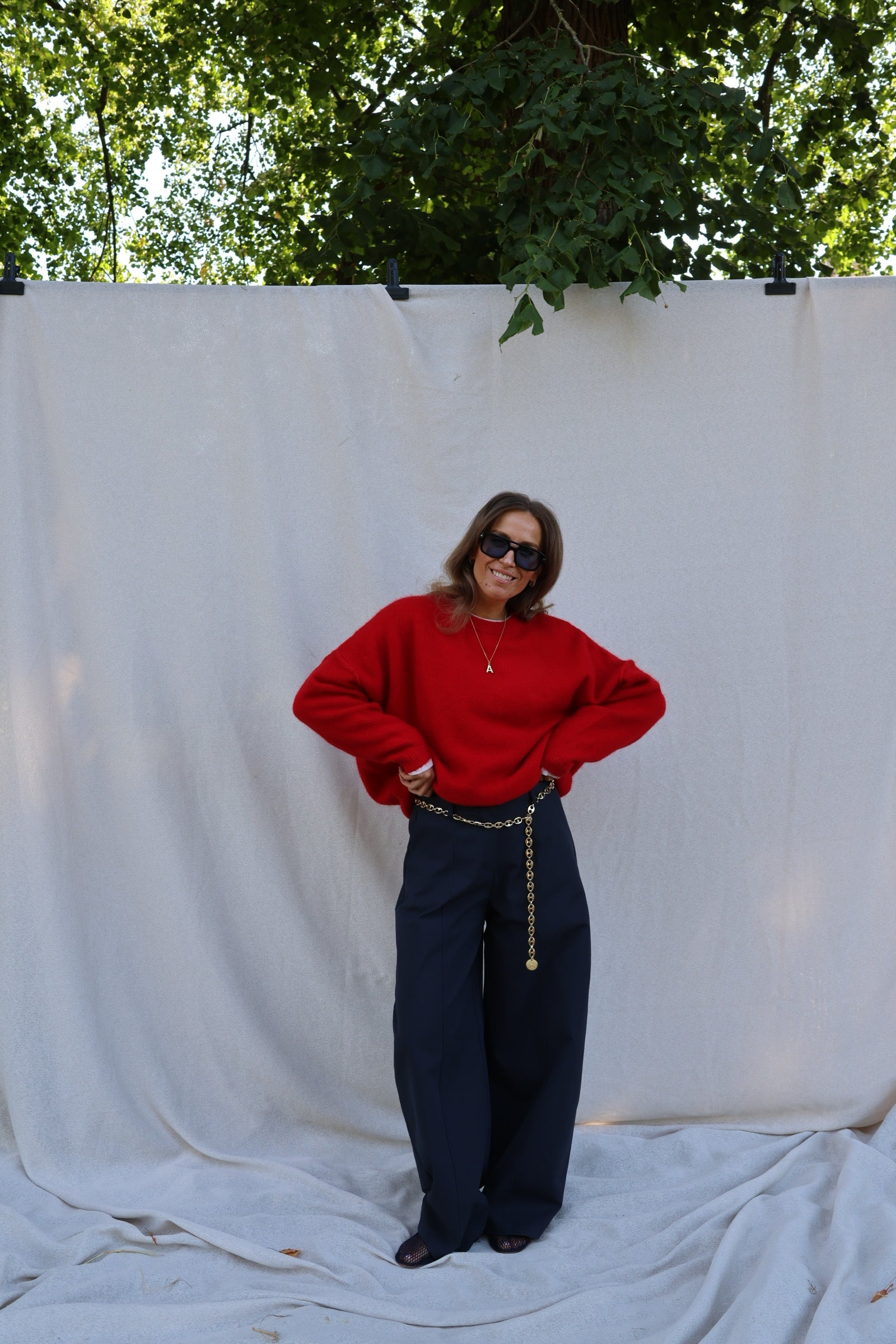 Veerle pantalon marine