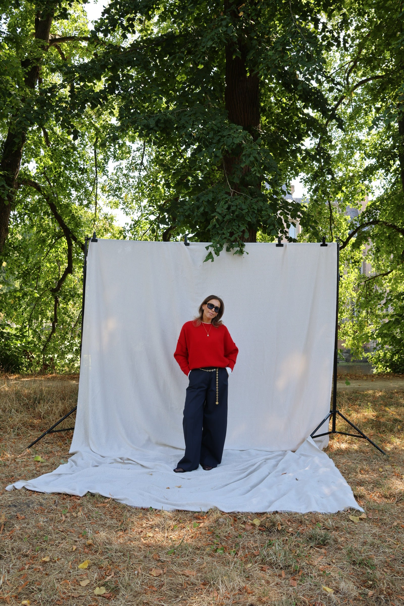 Veerle pantalon marine