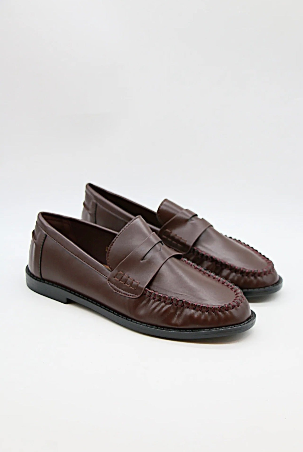 Josephine loafers donker bordeaux
